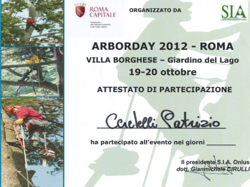 ArborDay 2012 Roma – Patrizio Ceretelli