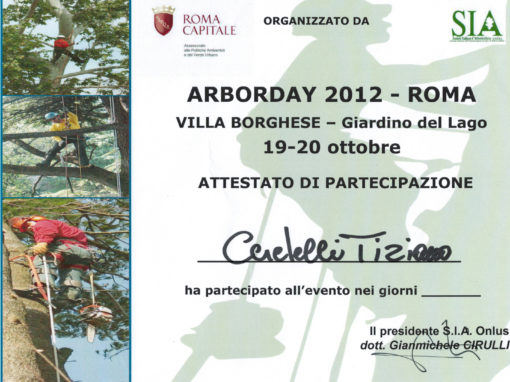 Arborday 2012 Roma – Tiziano Ceretelli