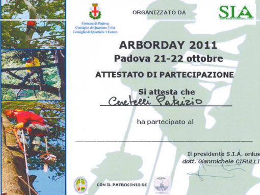 Arborday 2011 Padova – Patrizio Ceretelli